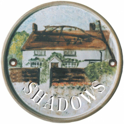 8 Inch Devon Pottery Farm House Name Plaque