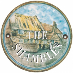 9 Inch English Brewery or Inn Plaque