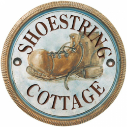 8 Inch House Plaque featuring an Old Boot