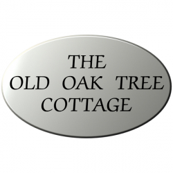 24 x 14½ Inch Oval Wood House Name Plaque