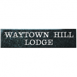 24 Inch x 6 Inch Rectangle Granite House Name