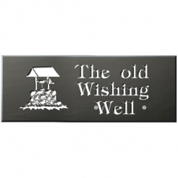 21 x 8 Inch Welsh Slate House Name Plaque