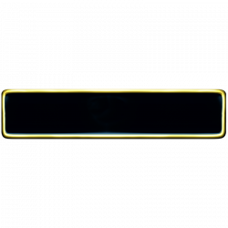 18 x 4 Inch Cast Brass Rectanglar Name Plate