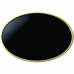 16 x 11 Inch Cast Brass Oval House Name Sign