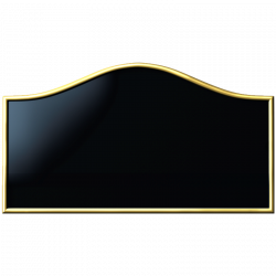 18 x 8 Inch Luxury Brass House Name Plaque