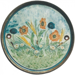 Terracotta House Sign with Midsummer Flowers