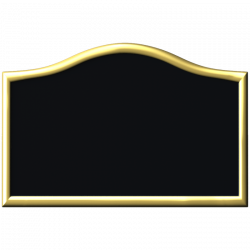 6 x 4 Inch Cast Brass Bridge Top Number Plaque